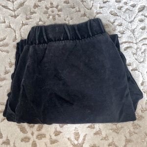 Black Light-Washed Sweatpants